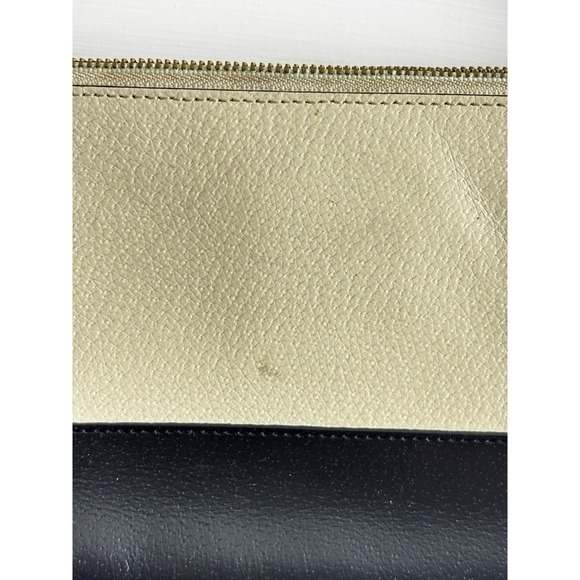 Kate Spade White Leather Clutch Purse 0228 - Picture 4 of 11